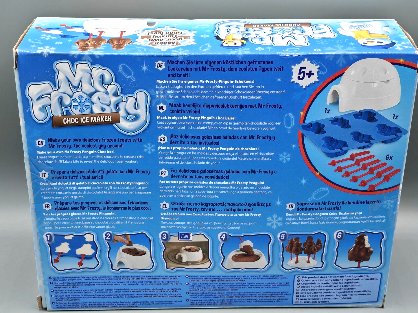 Mr Frosty Schoko-Eisbereiter Retro Eismaschine Schneeemann Spielzeug Kinder