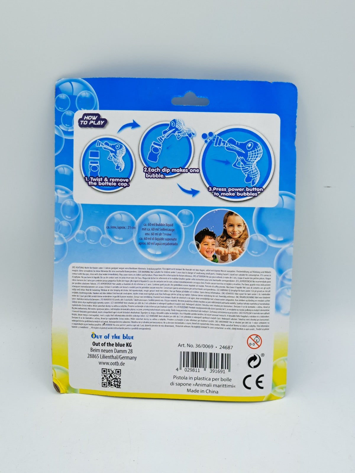 Bubble Gun Sea Animals, Seifenblasenpistole, Seifenblasen