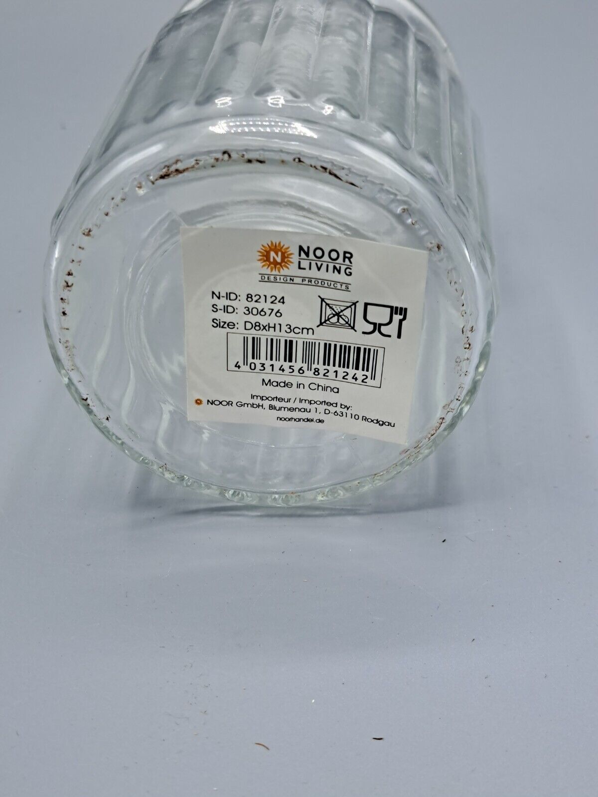 Noor Living Bonbonglas mit Deckel 8x13 cm