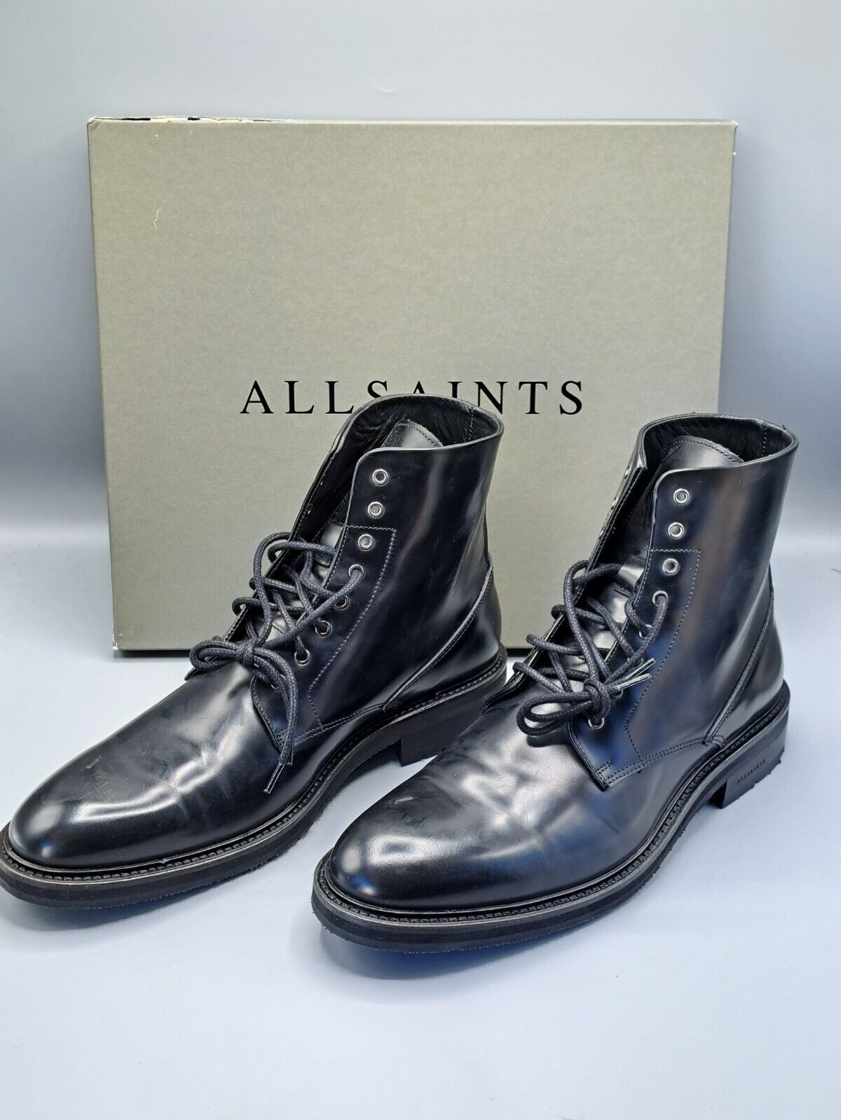Allsaints Britt-Lace Up Boot, Pollido, Herrenschuh, Größe 44