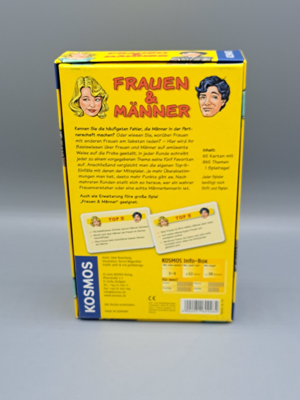 Kosmos Frauen & Männer 2005 Kartenspiel von Uwe Rosenberg gebraucht, vollständig