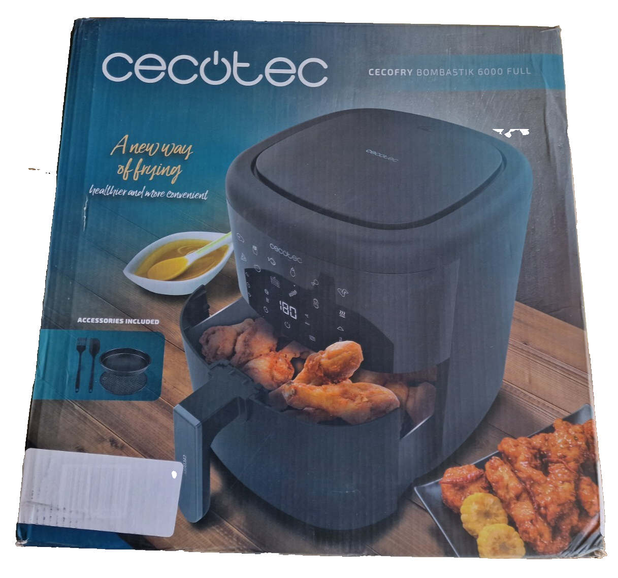 Cecotec Cecfry Bombastik 6000 Full, Beschreibung beachten.