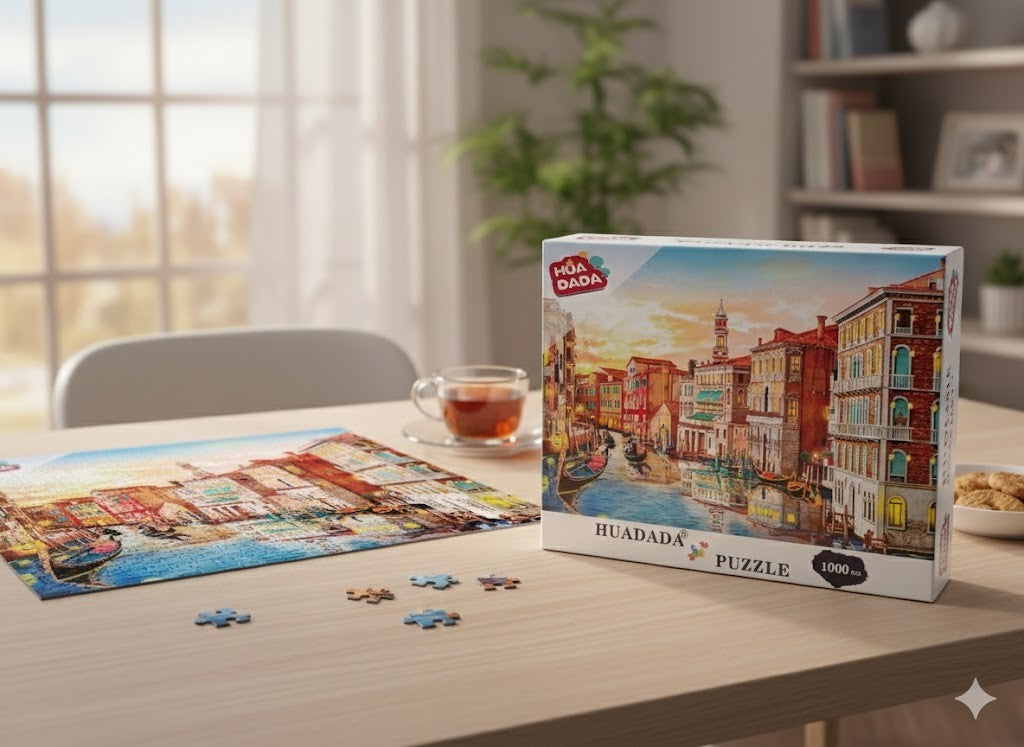 Huadada Puzzle 1000 Teile 1000 Pieces Jigsaw Puzzle Freizeit Spiel