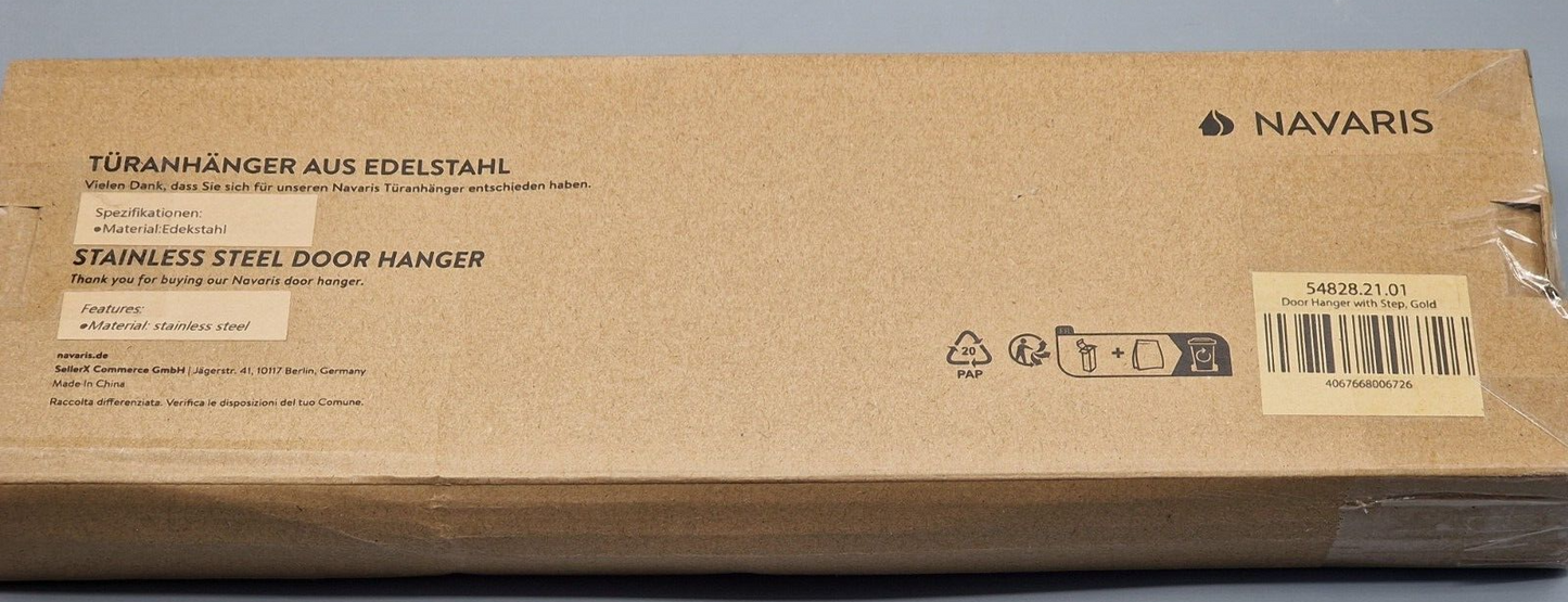 Navaris Türhaken Haken zum Einhängen - Handtuchhalter