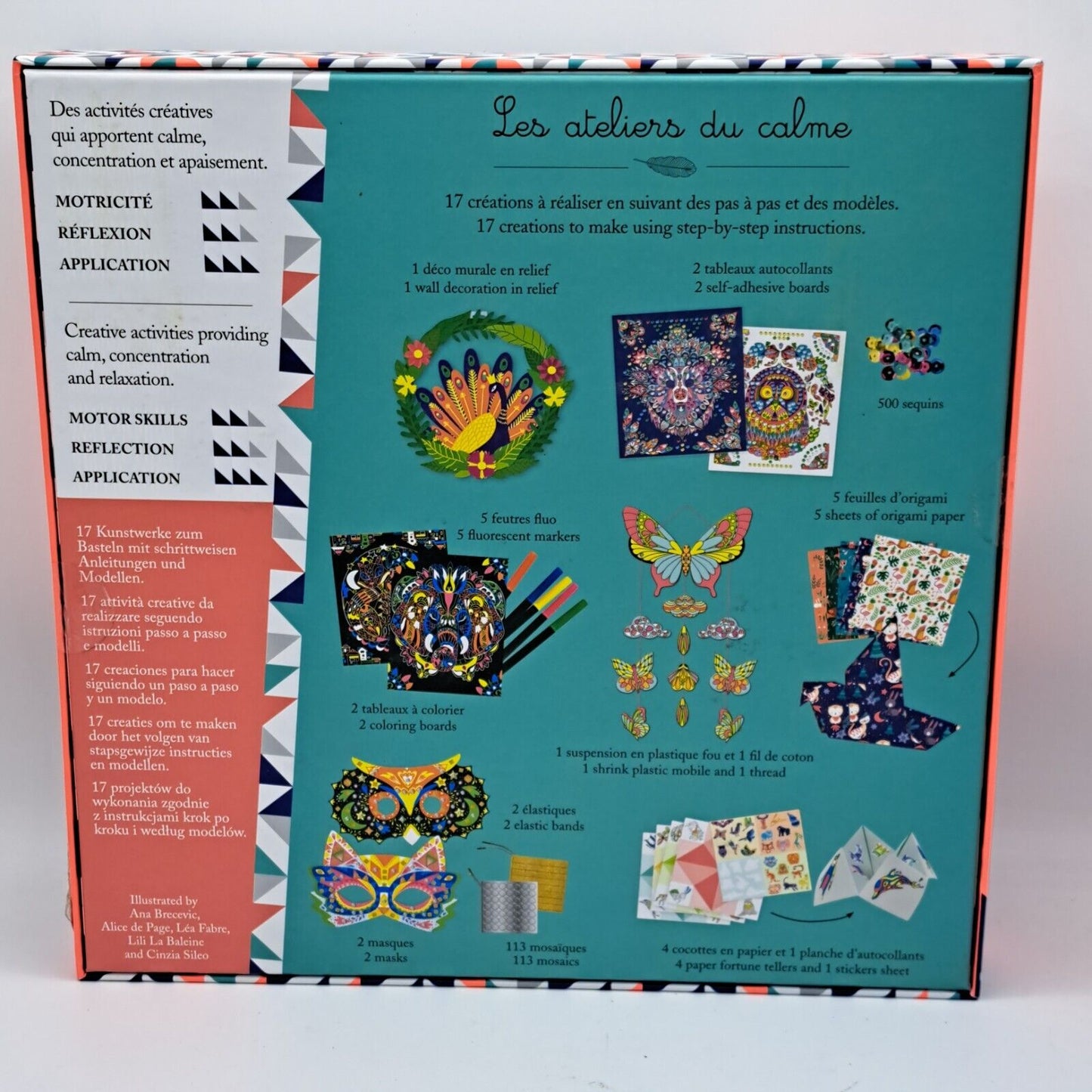 Hachette Activity-Set "Tiere" für 17 Kreationen