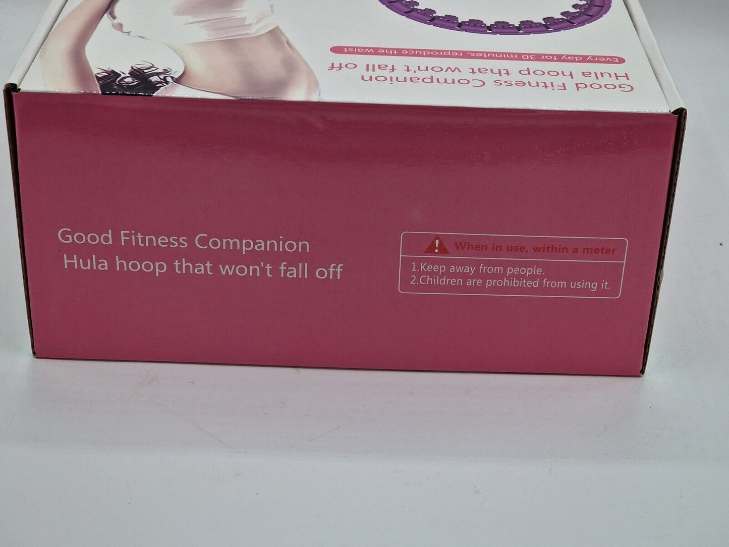 Smart Hula Hoop Hula-Hoop-Reifen 22 Knoten Hula Fitness Hoop, Lila