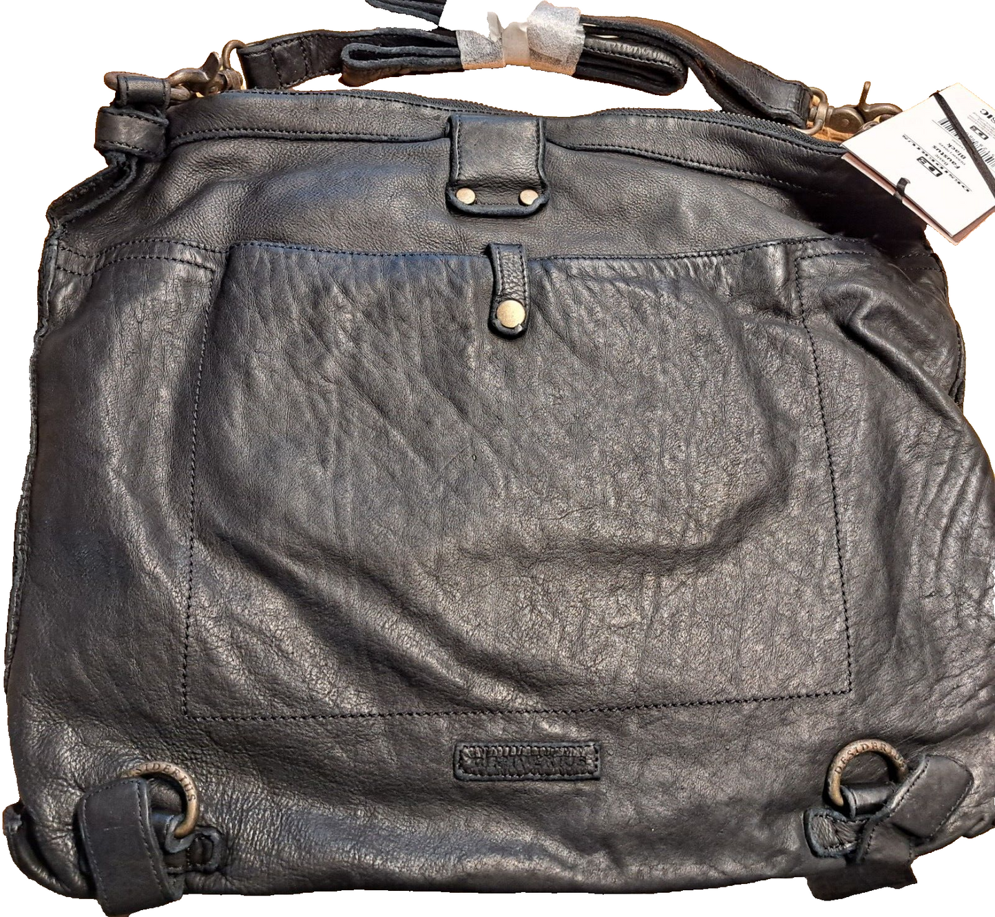 Desiderius Basic Faustus Schwarz Männer-Handtasche, UVP: 125€, Herrentasche