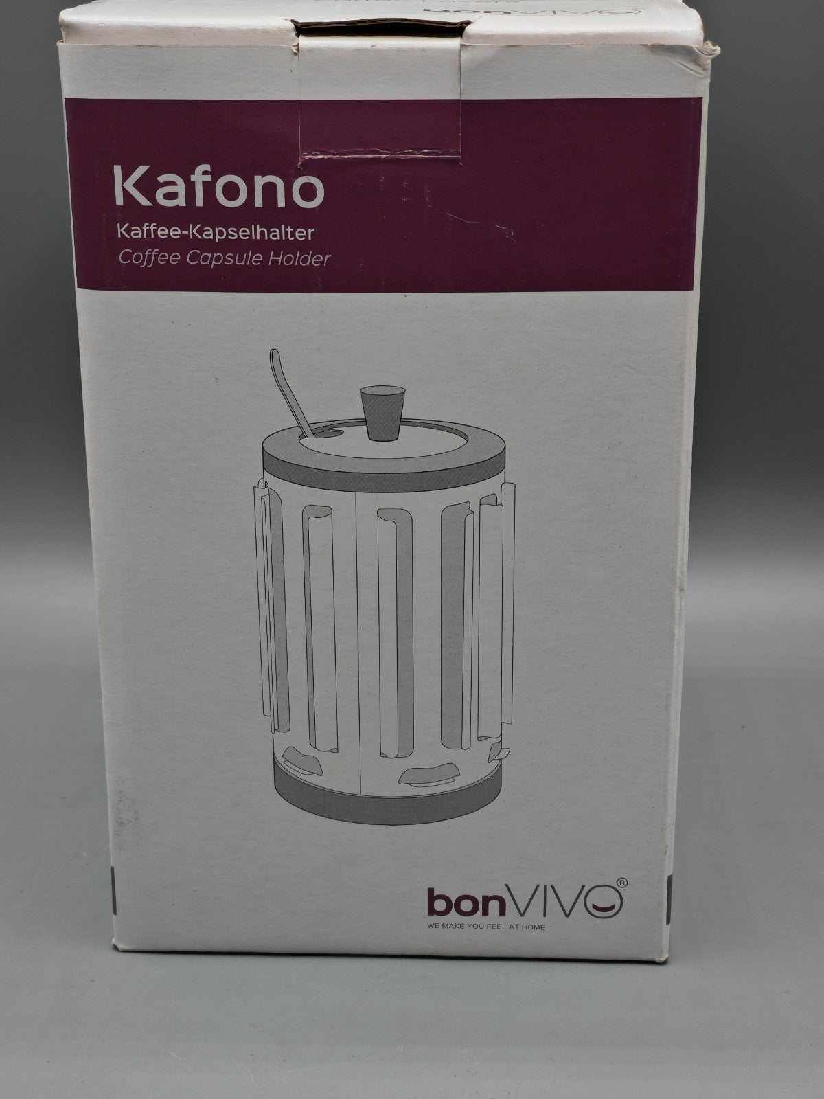 BonVivo Kafono Kaffeekapselhalter 25 Kapseln Espresso Kapsel Organizer