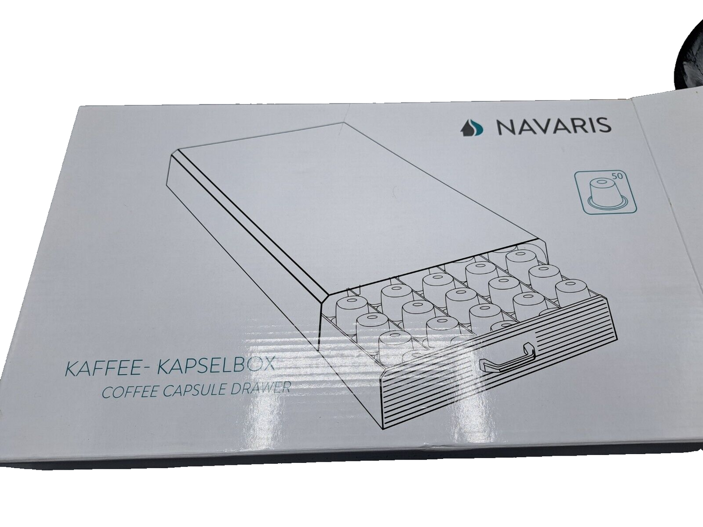 Navaris Kaffee-Kapselbox, 50 Kapseln
