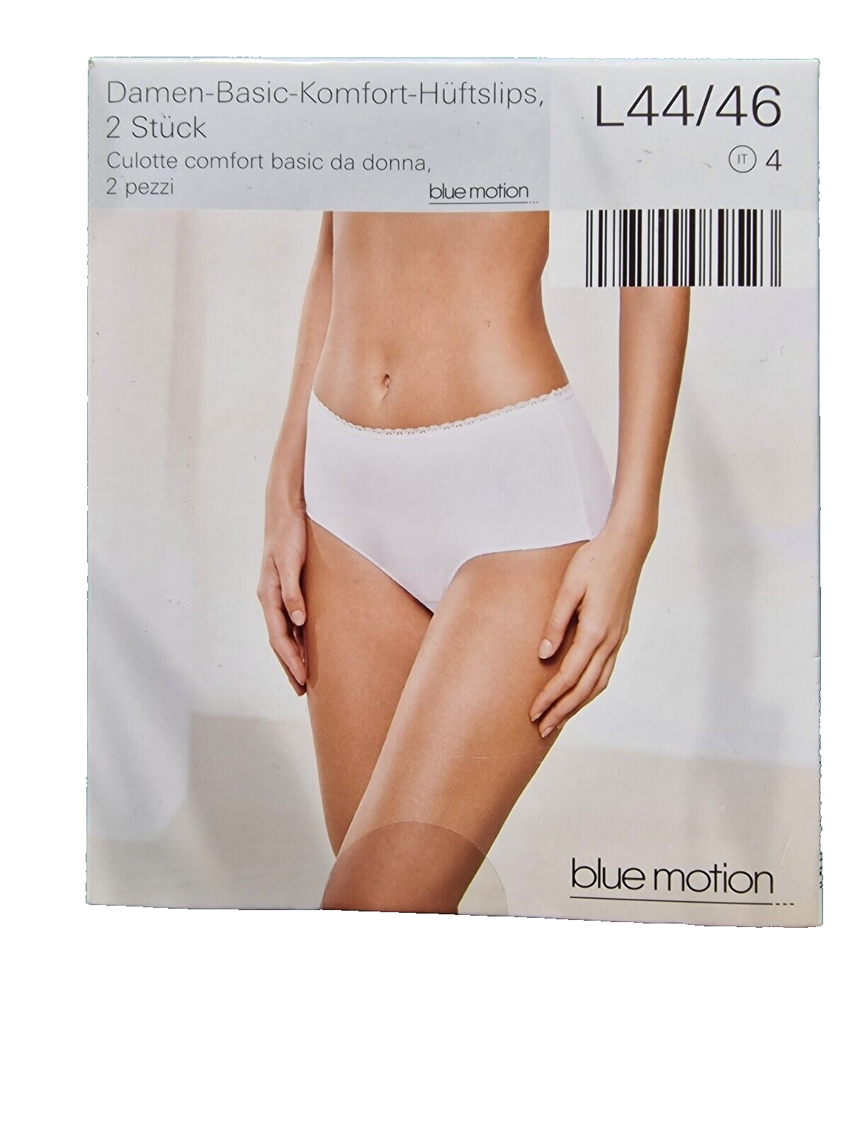 Blue Motion Damen-Basic-Komfort-Hüftslips 2 Stück
