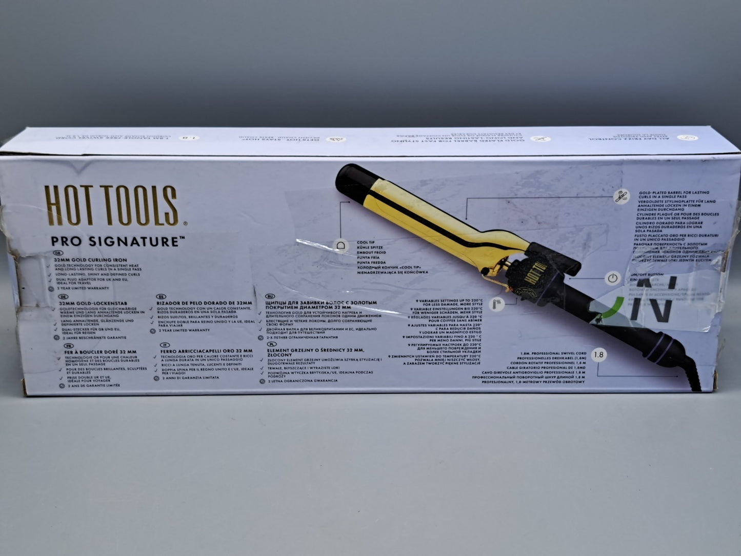 Hot Tools Pro Signature 32mm Gold-Lockenstab