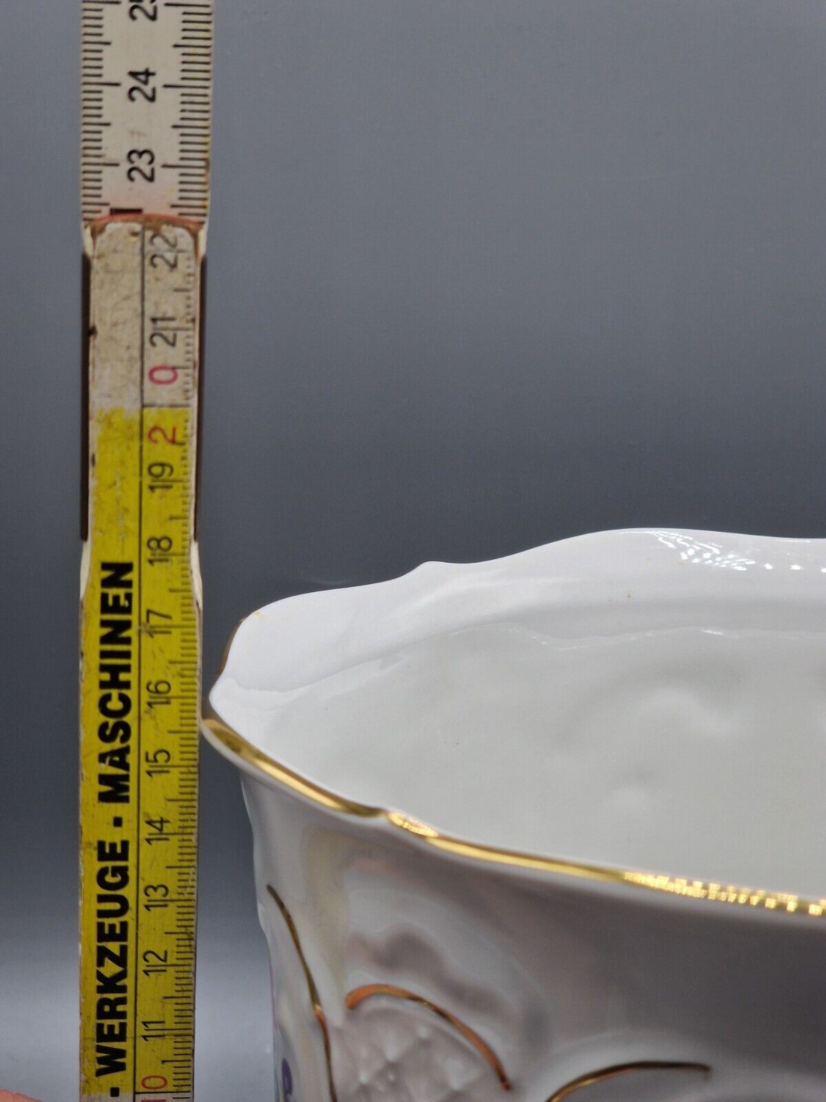 Lindner Porzellan Vase, 84 Anemone, Höhe 16cm