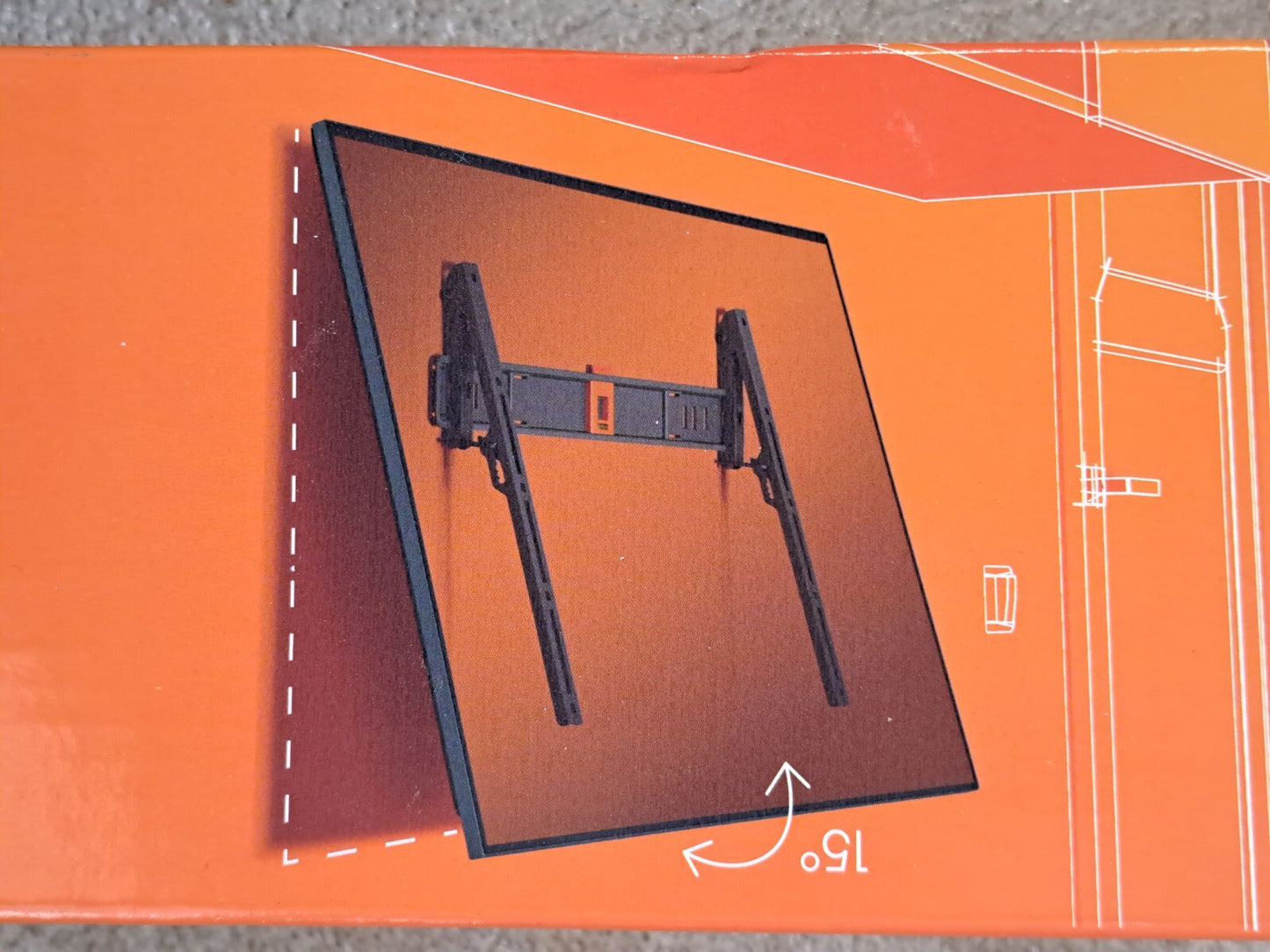 Vogels Tilt TV Wandhalterung 40-77 Zoll bis 35kg Fernseher Halterung