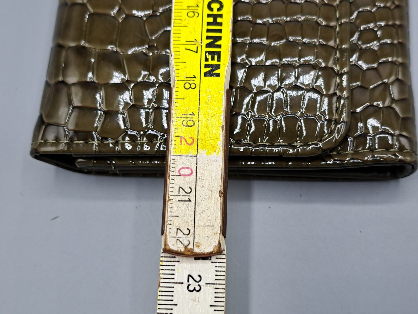 Geldbörse, Damen, 20 cm, Reißverschluss, Knopf