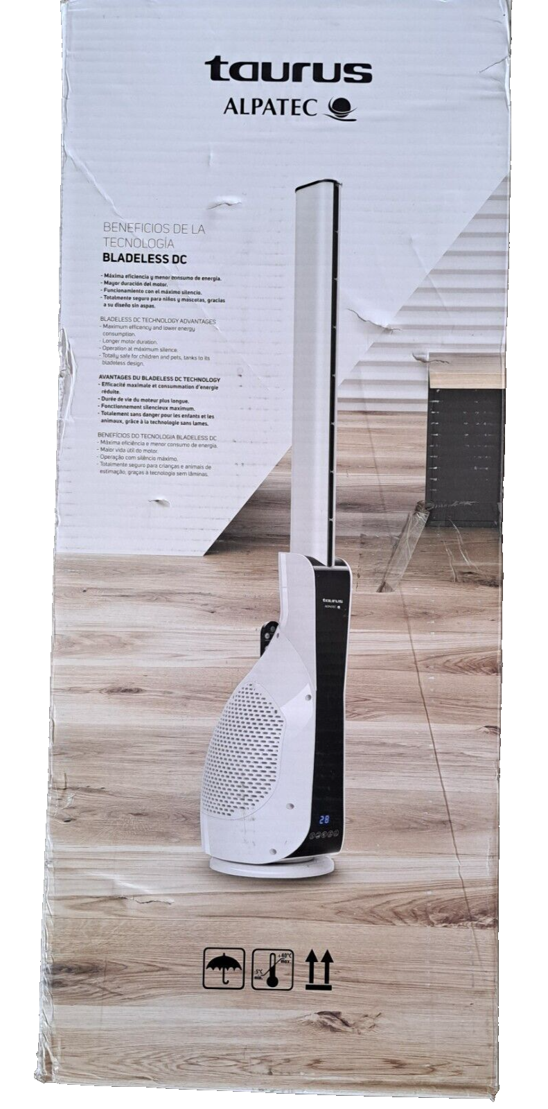 Taurus Alpatec Babel invisible Ventilator, Hochwertig, Modern, Langlebig