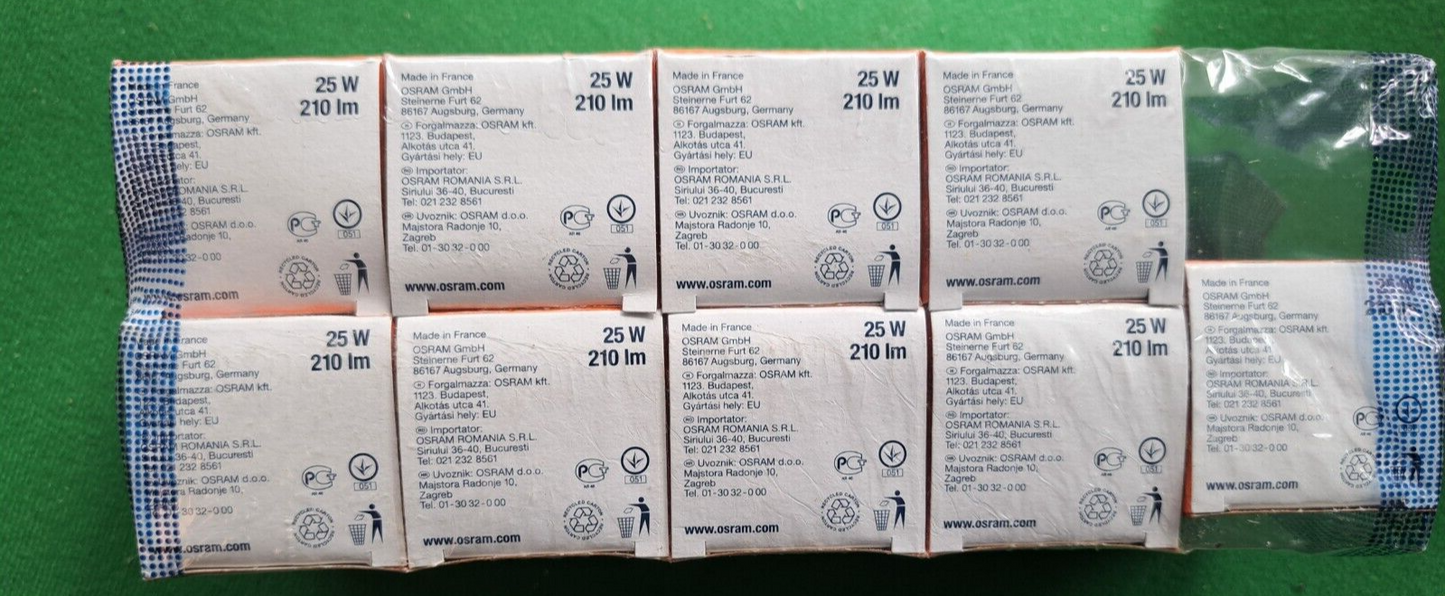 Osram Classic 25W, Glühbirne, 230V, E14, 9 Stück