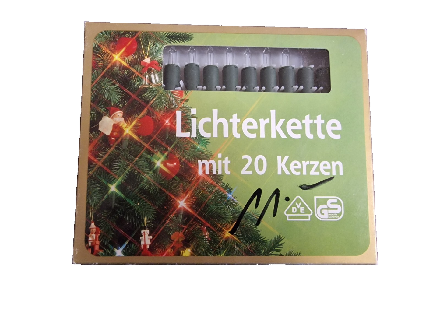 Lichterkette mit 20 Kerzen