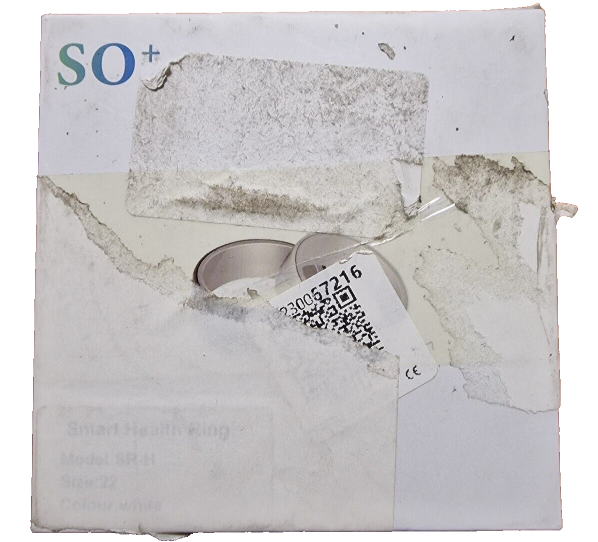 Smart Ring So+ SR-H, Silber/Weiß, Größe 22