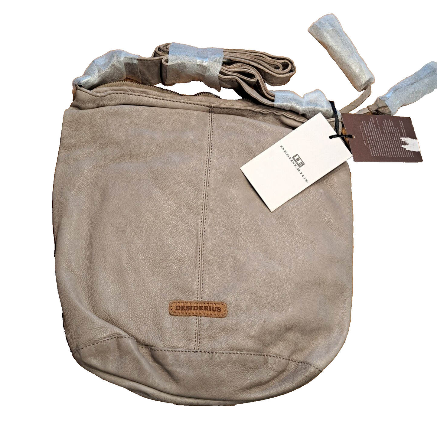 Desiderius Basic Maide Taupe Handtasche, Frauentasche, Leder, UVP: 70€