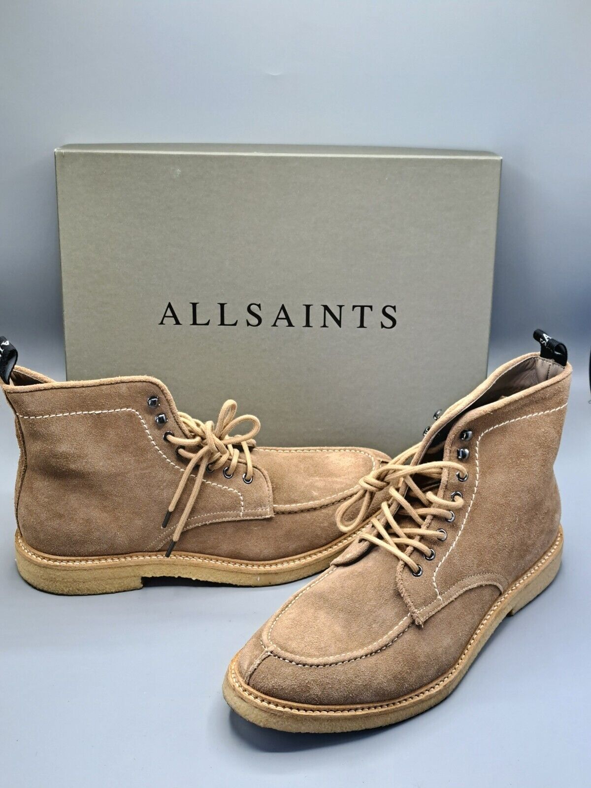 Allsaints Indianna-Lace Up Boot Sued, Herren, Größe 44
