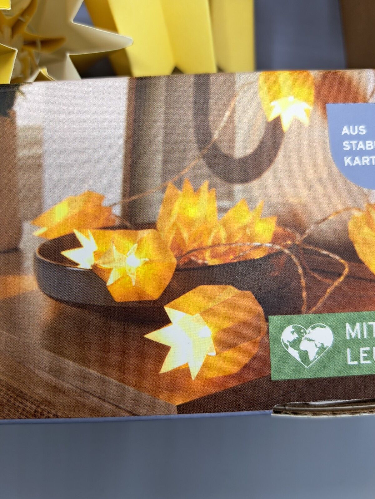 Tchibo LED-Papier Lichterkette, 300 cm, Warmweiß