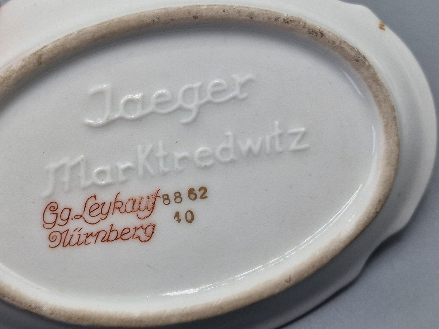 Jäger Marktredwitz, Porzellan, 2 Porzellan Keksteller