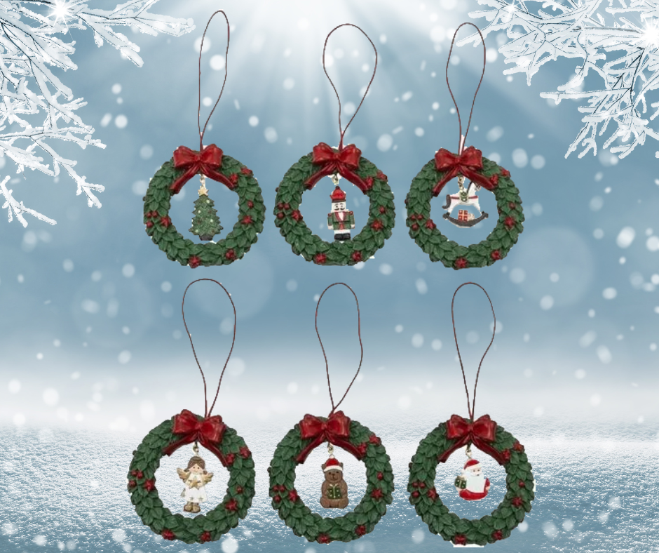 Dekohänger "Weihnachten" 6er Set, Dekoration, Weihnachten