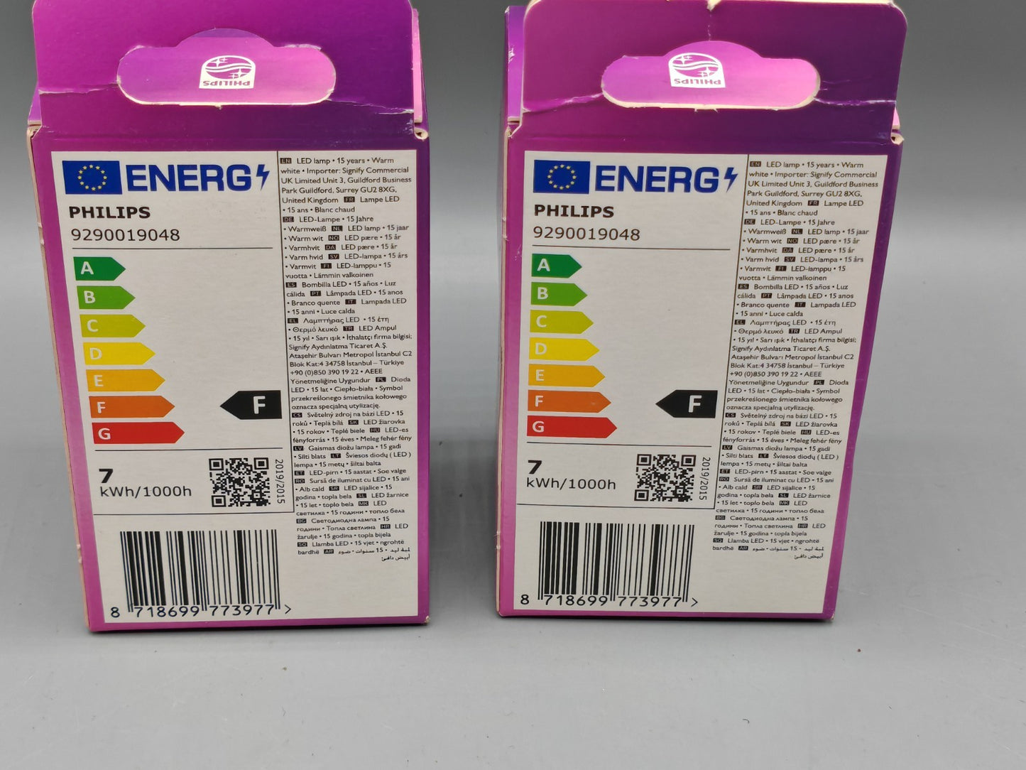 2x Philips LED Warm Whit 2700k, GU5.3 LED Strahler