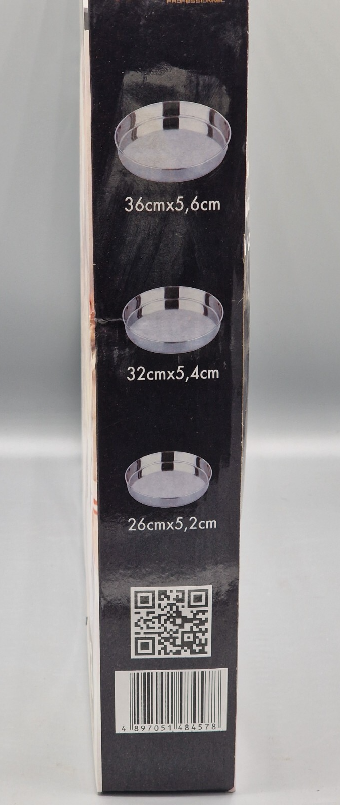 Rosenberg Professional CA3639 Set 3 Edelstahl-Kuchenformen Backformen