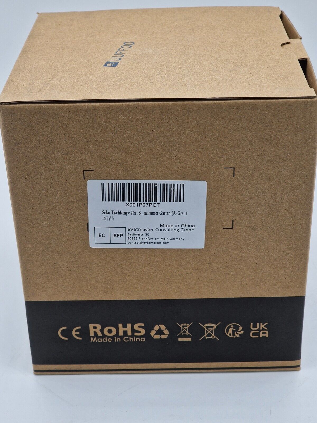 Solar/Kabel Tischlampe 2 in 1 Schlafzimmer/Garten