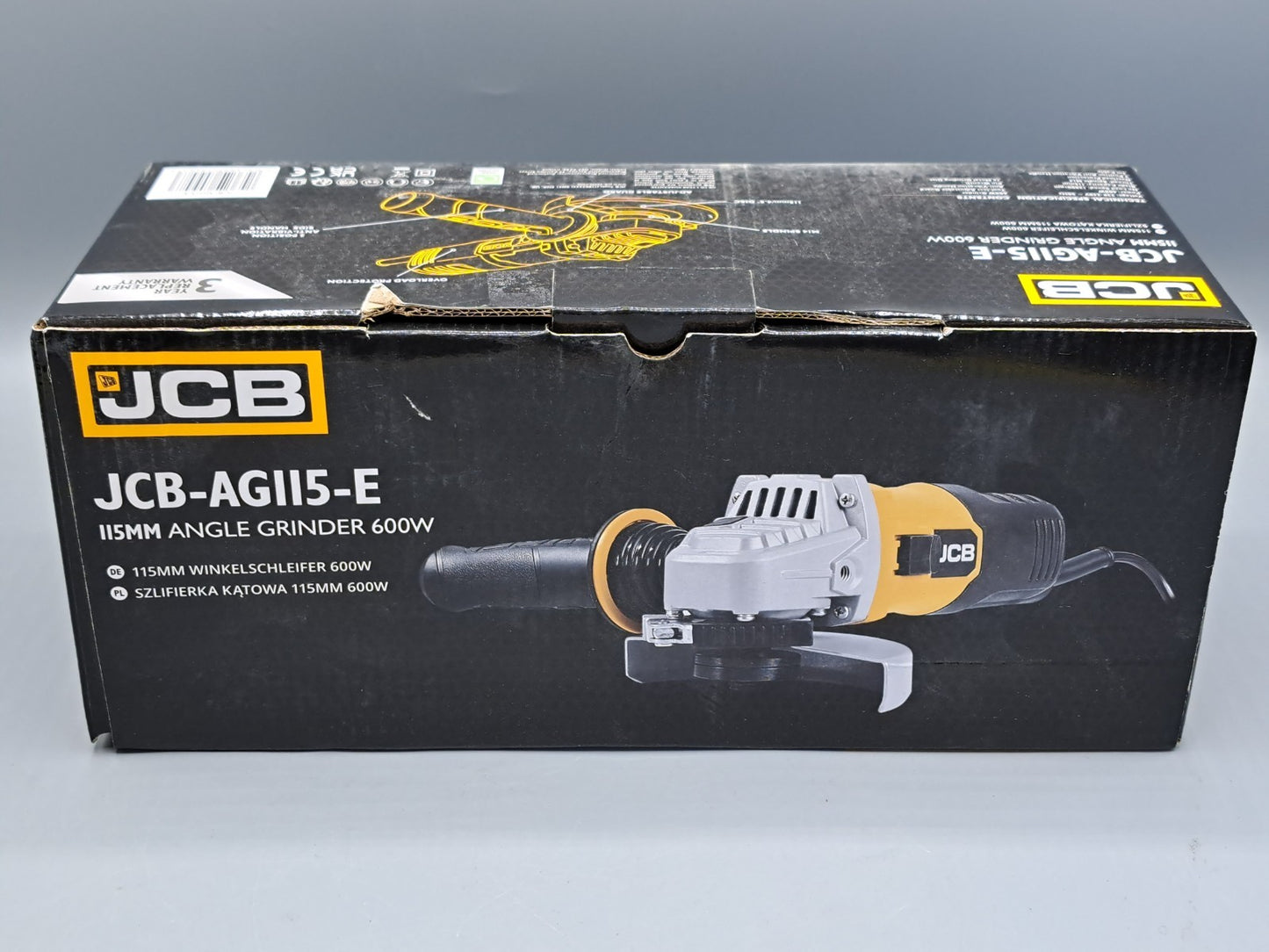 JCB Winkelschleifer 115 mm Trennschleifer 600 Watt, ohne Originalverpackung