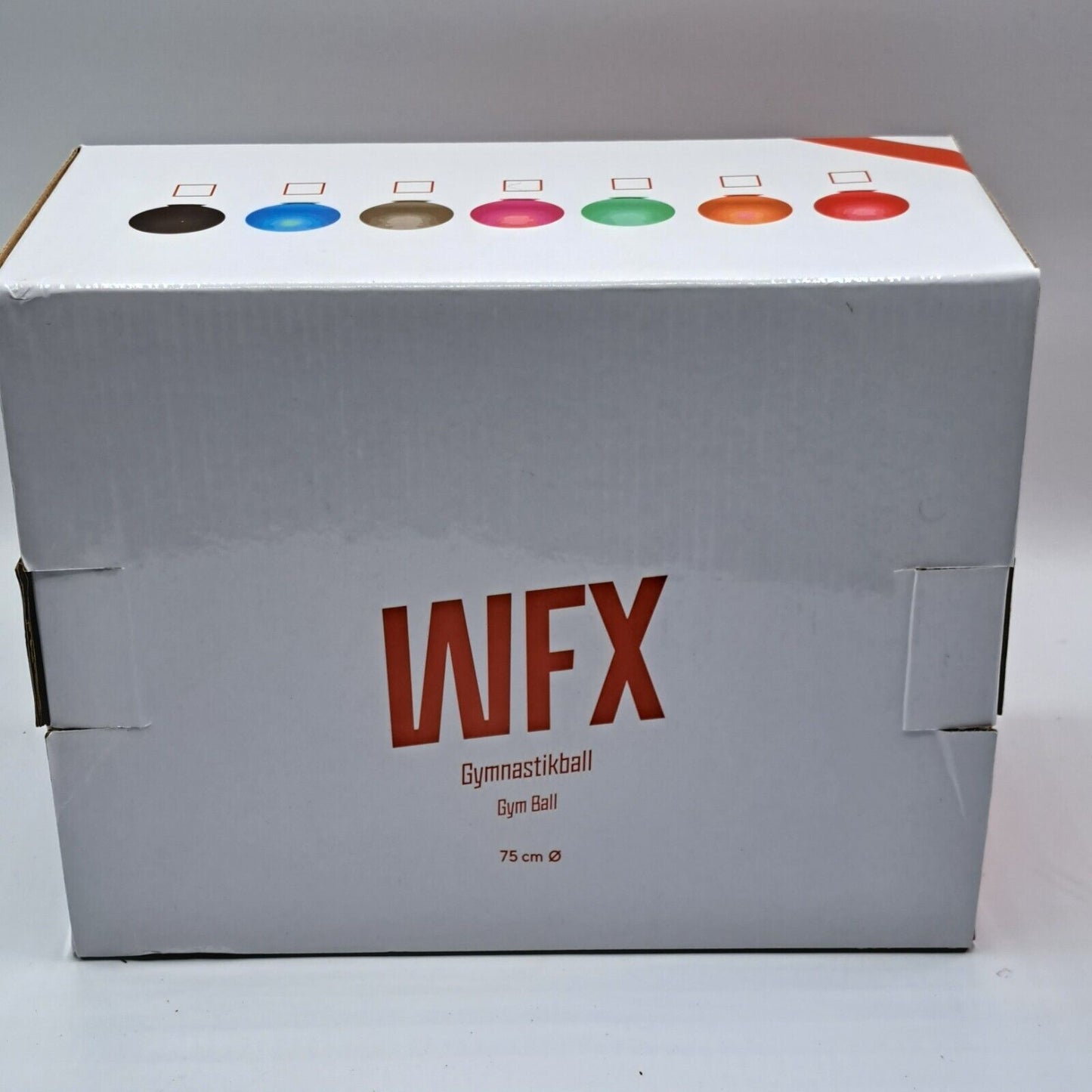 WFX Gymnastikball 75 cm, inkl. Pumpe, Gesundheit, Sport