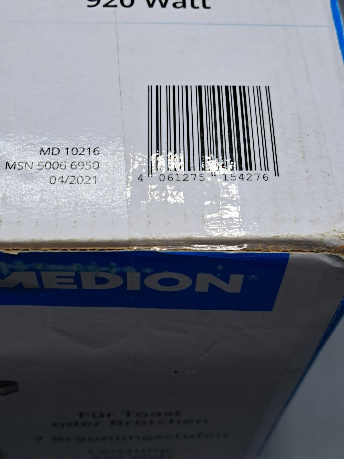 Medion Toaster MD 10216, 7 Bräunungsstufen