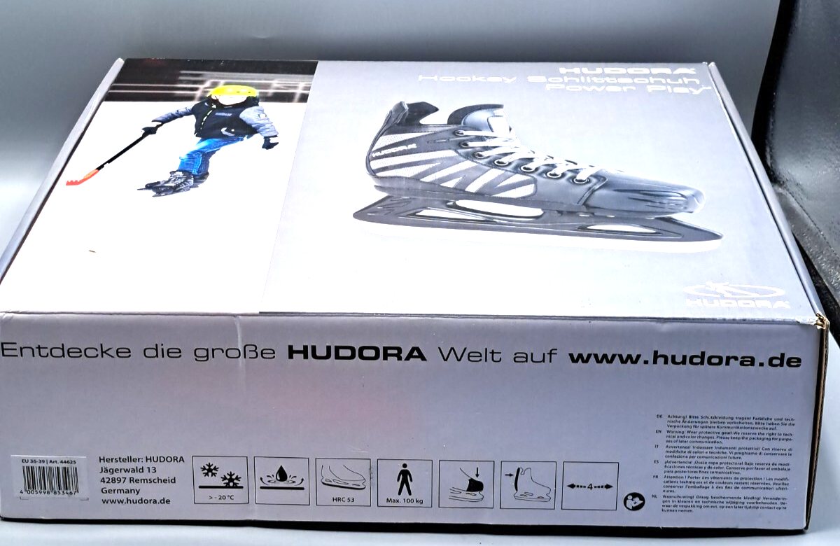 Hudora, Hockey Schlittschuh Power Play, Größe 36-39