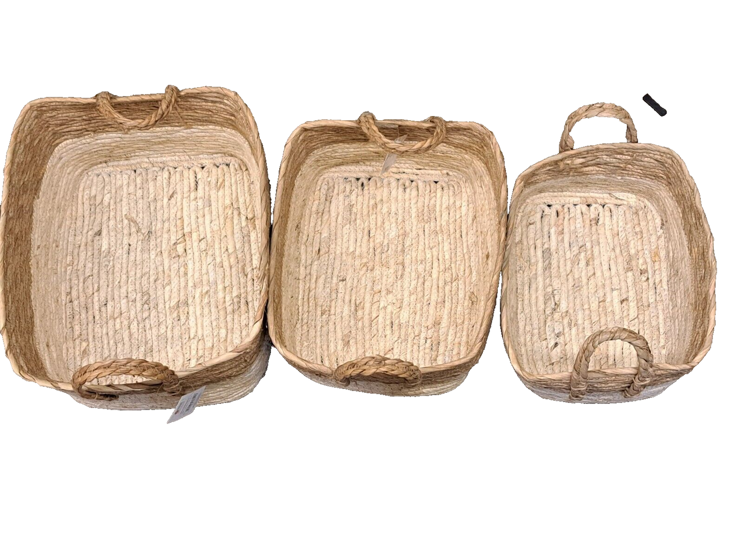 Noor Living Korb Maisgeflecht 3er Set