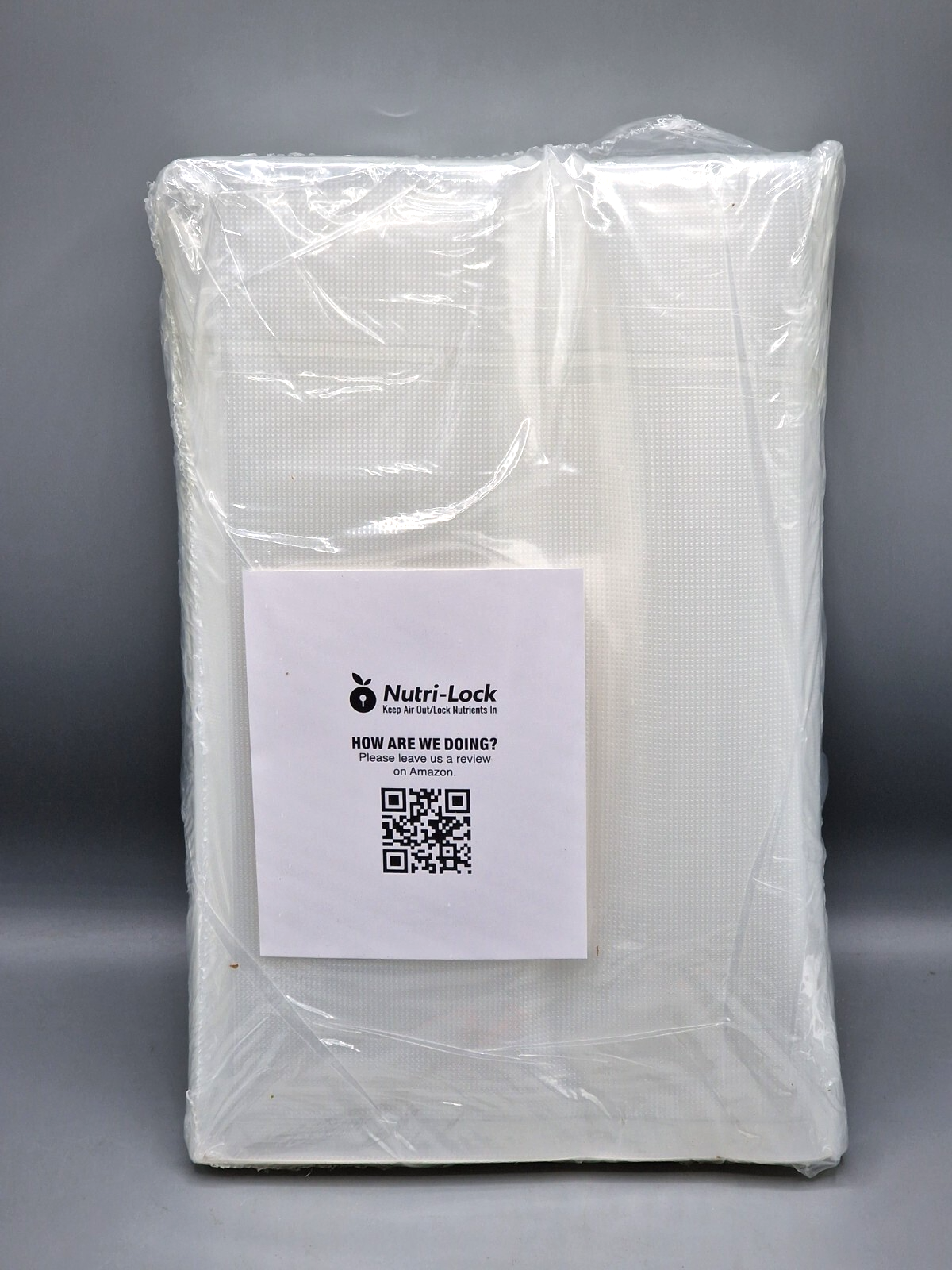 Nutri - Lock 20 cm x 30 cm vorgeschnittene Vakuumversiegelung Beutel 100 Stück