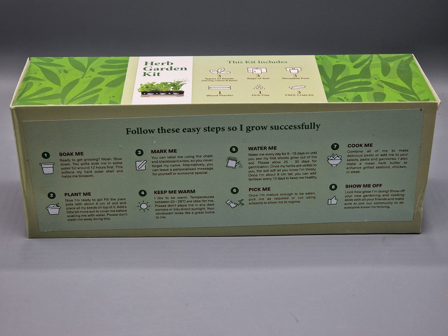 Viridescent, Herb Garden Kit, Küche, Kräuter, Kochen
