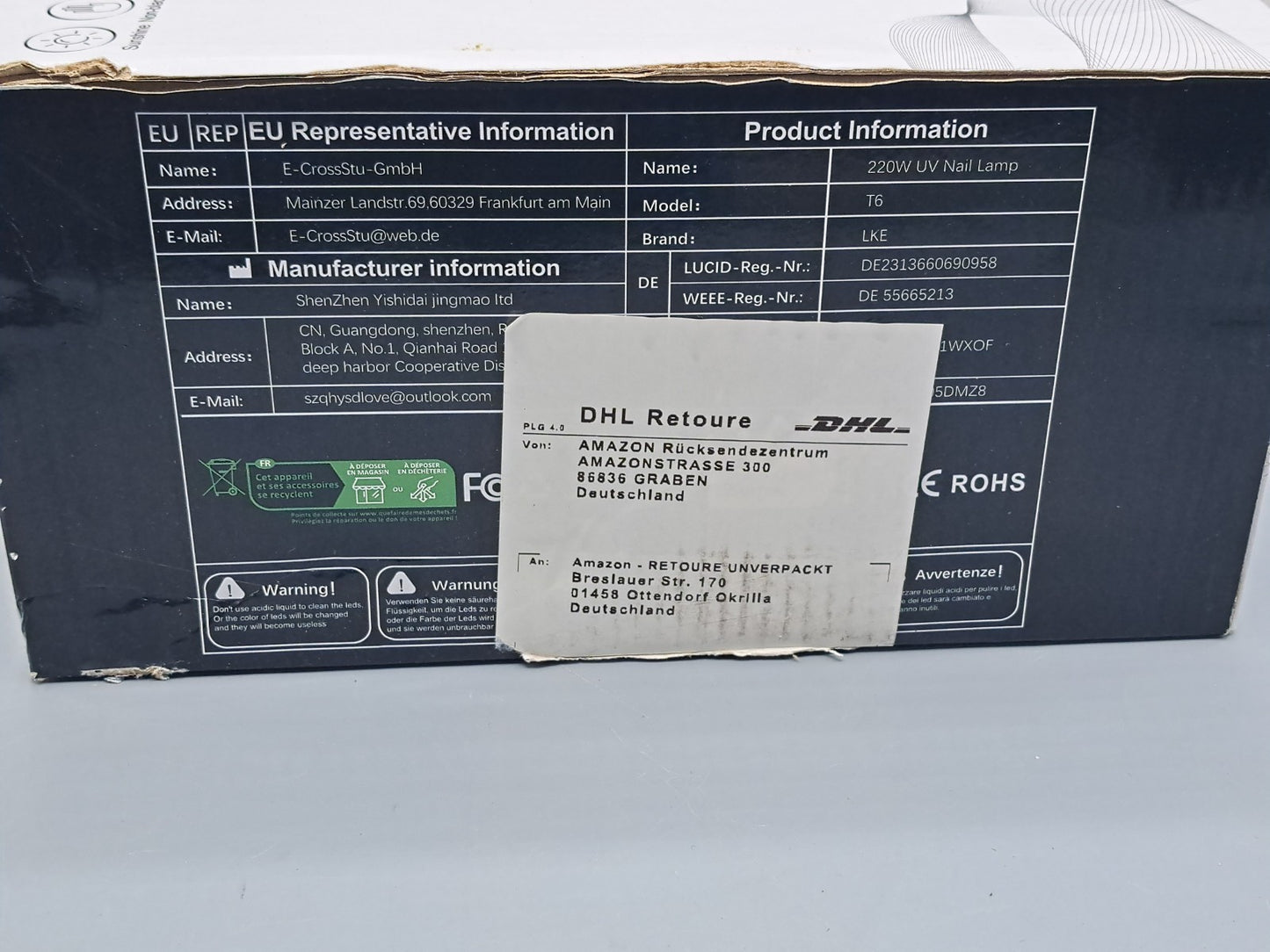 Sun T6—PROFESSIONAL GEL POLISH LED Nagel Lampe, Nagelpflege