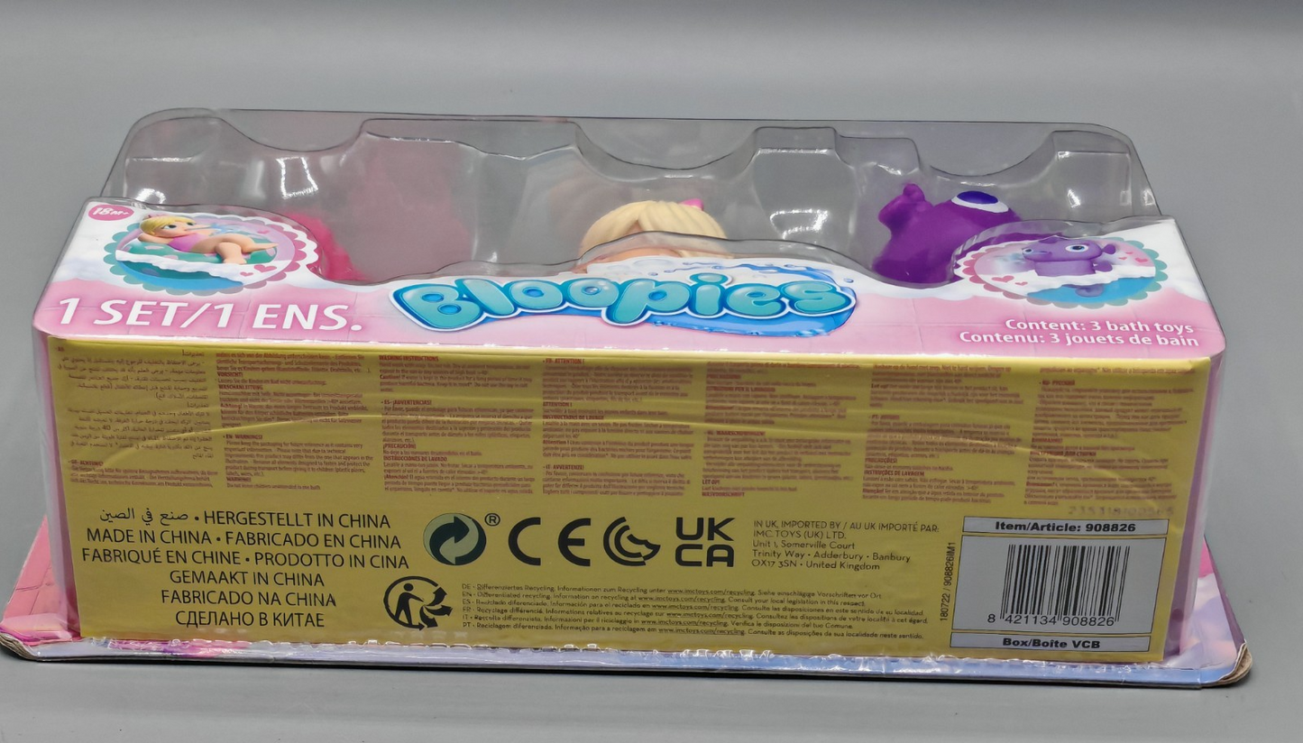 Bloopies Badspielzeug Set 3-teilig Kinder Badespaß Spielzeug