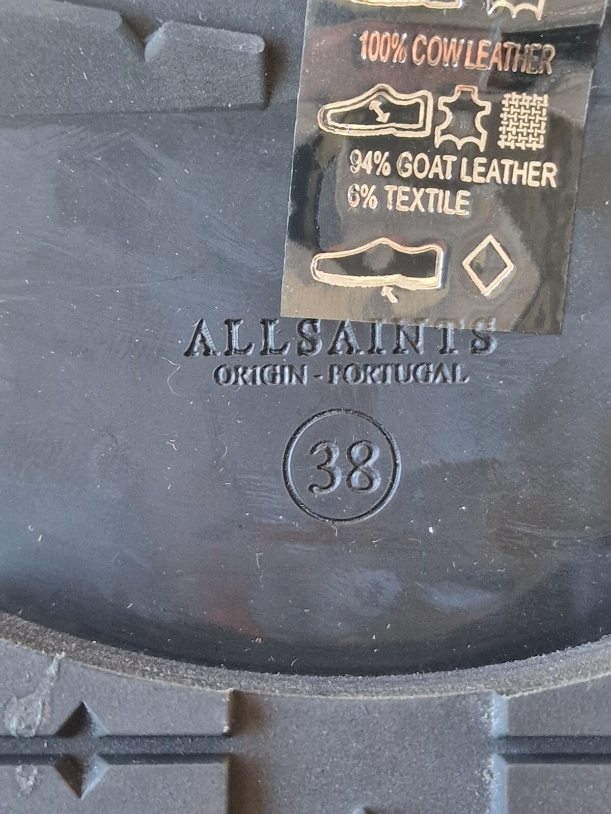 Allsaints, Ariel - Zip Boot - Calf, Schwarz, Damen, Größe 38