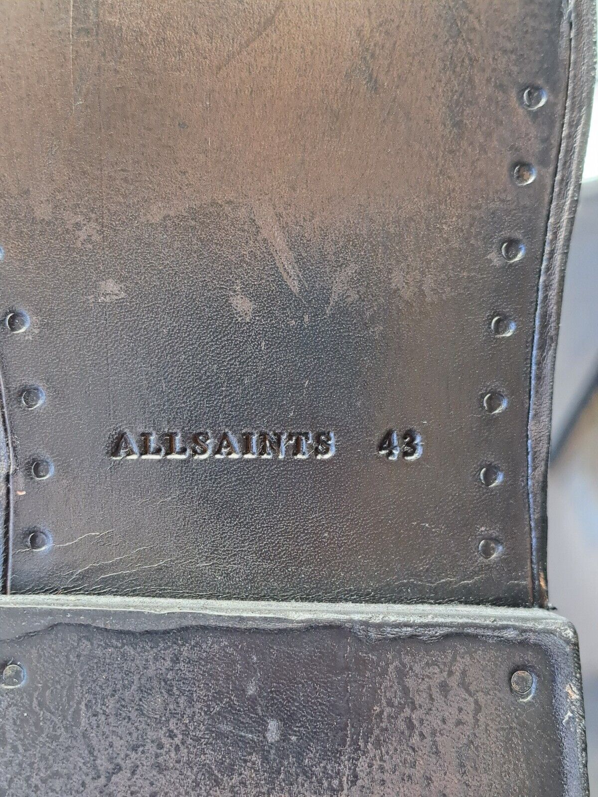 Allsaints High Top Lace up, Herrenschuhe, Braun, Größe 43