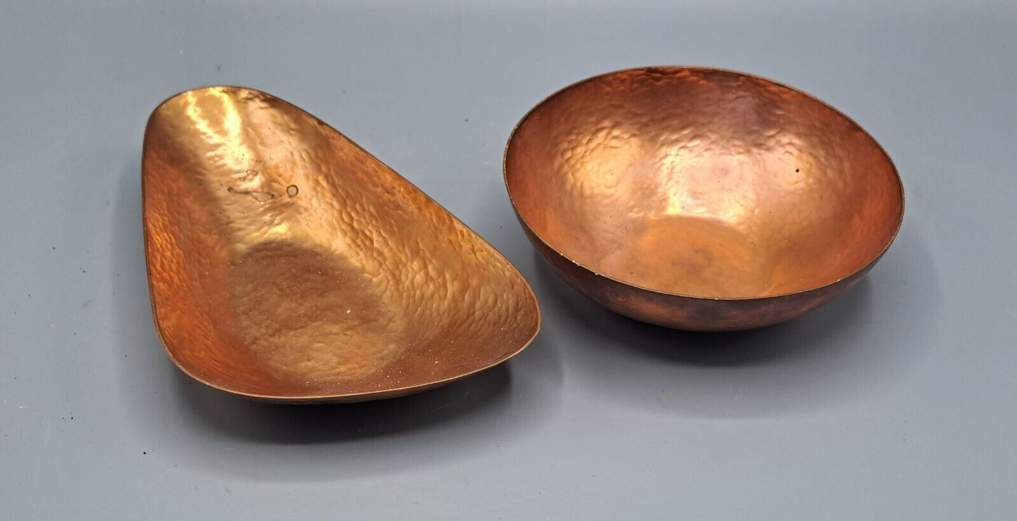 Kupferschälchen, 2 Stück, 13 cm