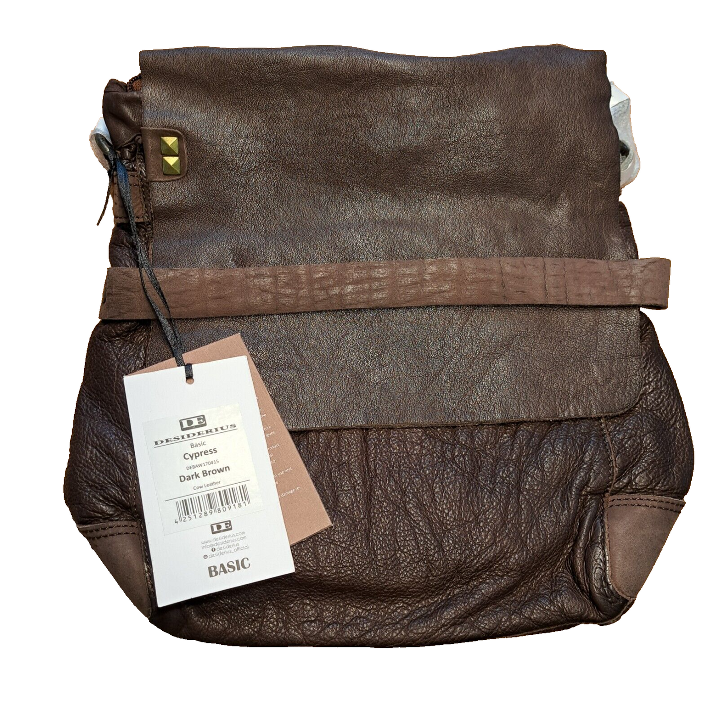Desiderius Basic Cypress Braun Männertasche, Leder, UVP: 120€