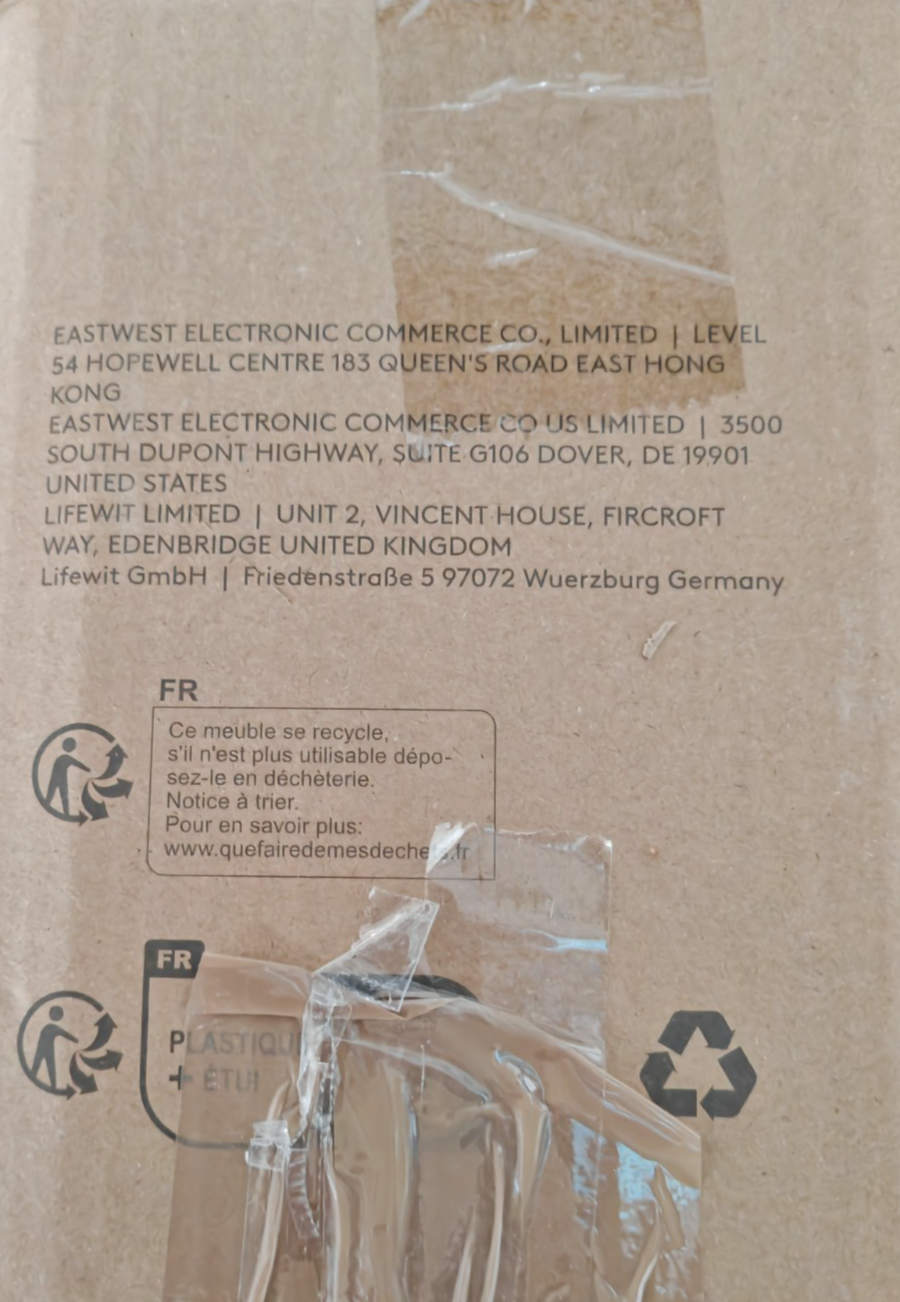 LIFEWIT Schubladenbox Kühlschrank Organizer Aufbewahrungsbehälter Transparent E1
