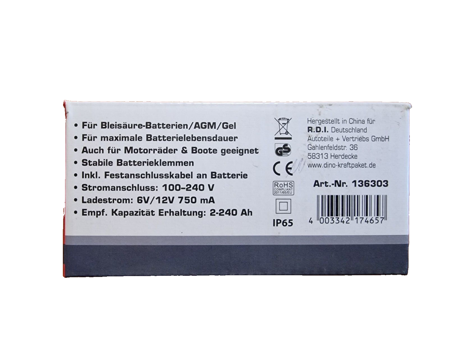 Kraftpaket Automatischer Batterie-Ladungserhaltung