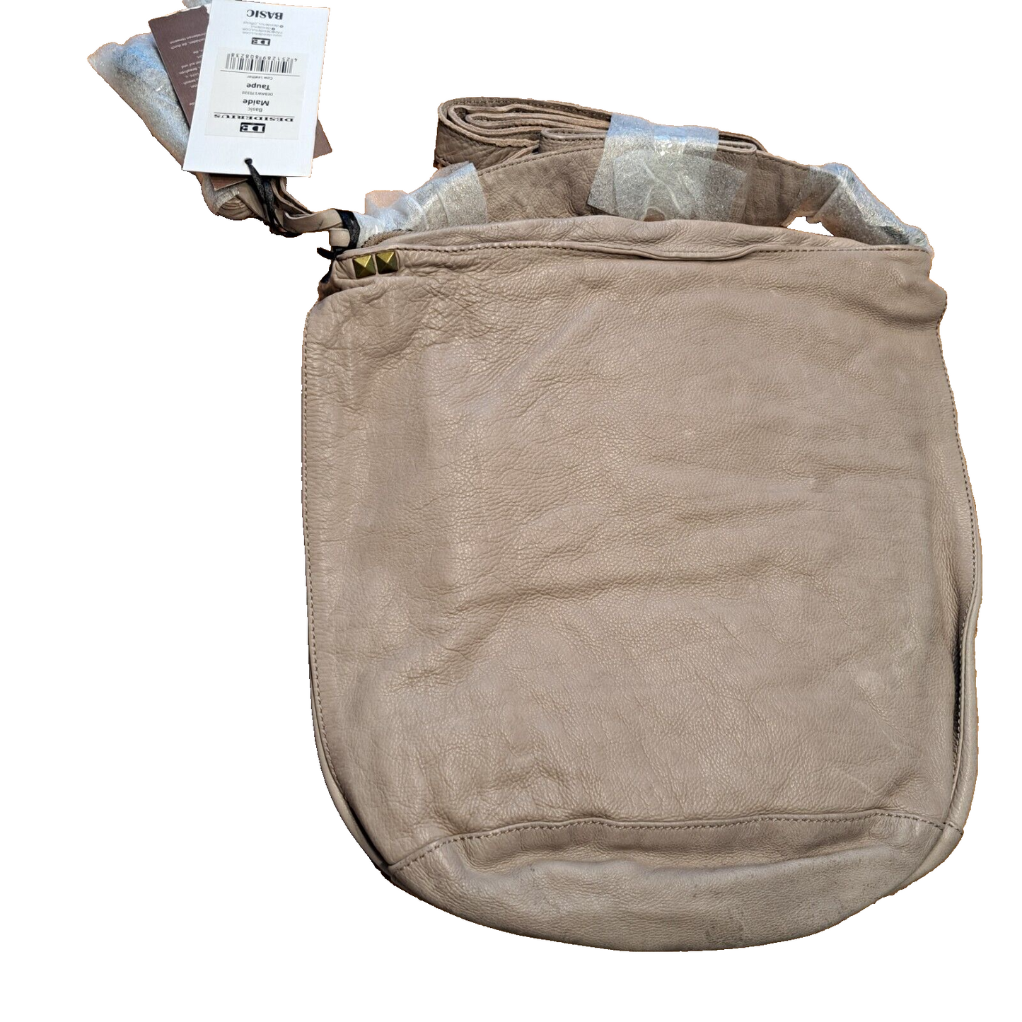 Desiderius Basic Maide Taupe Handtasche, Frauentasche, Leder, UVP: 70€