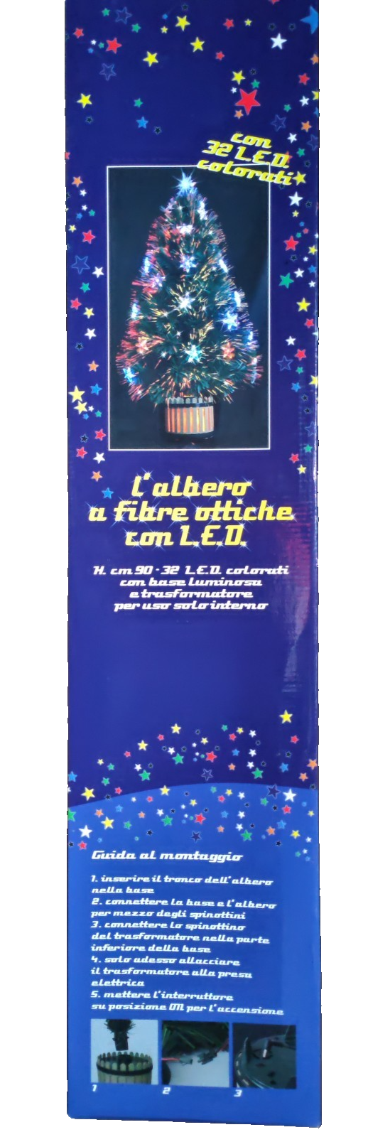PreQú Italia Weihnachtsbaum, 90 cm hoch, 32 LED´s