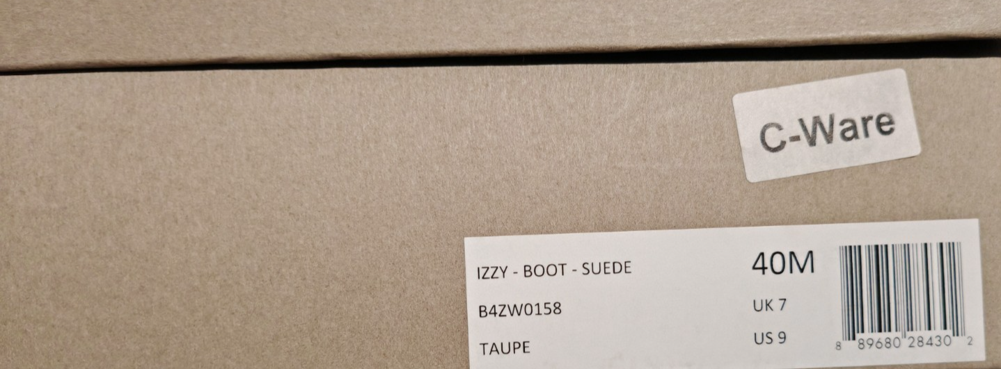 AllSaints Izzy Damen Stiefeletten Wildleder Taupe Fransen High Heel Gr. 40 G1
