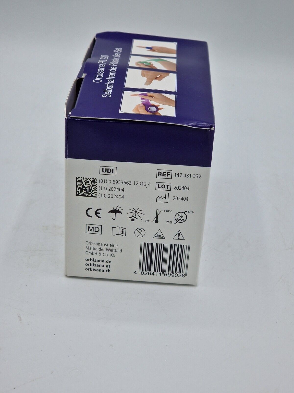 Orbisana PFL 220 Selbsthaftende Pflaster, 6er Set