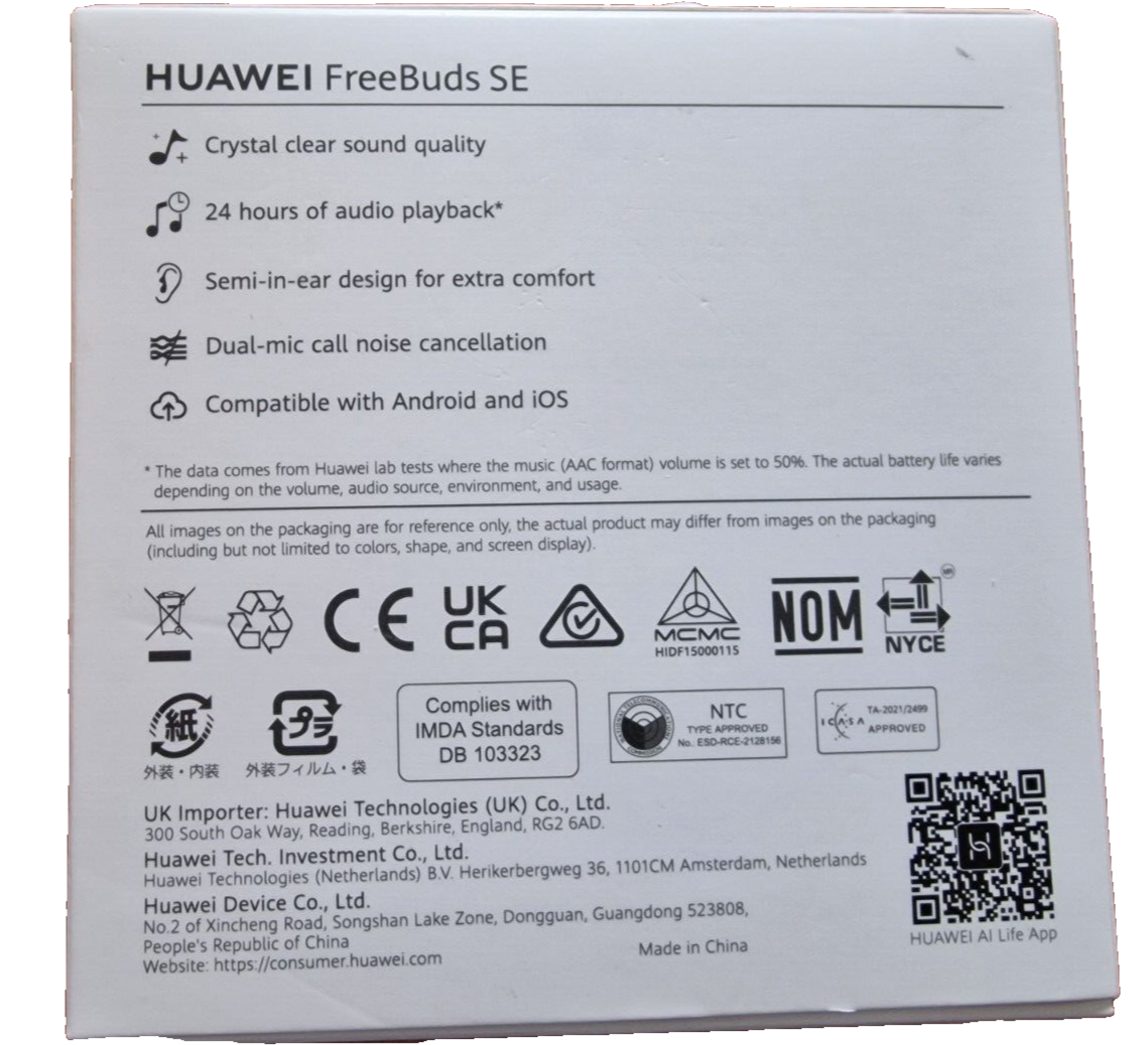 Huawei FreeBuds SE 2 weiß In-Ear-Kopfhörer